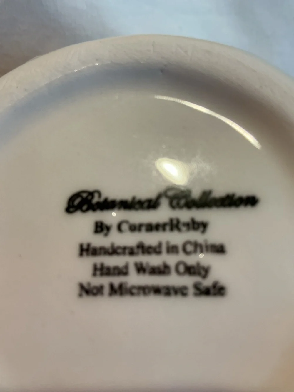 Bird and Flower Cream and Sugar Set